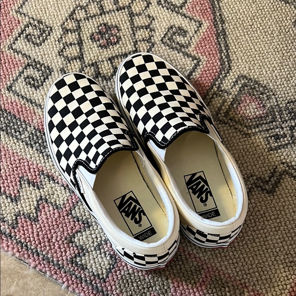 Checkered Vans